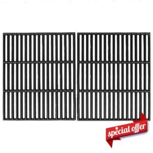 GFTIME 42 x 35 cm cast iron cooking grate for BBQ