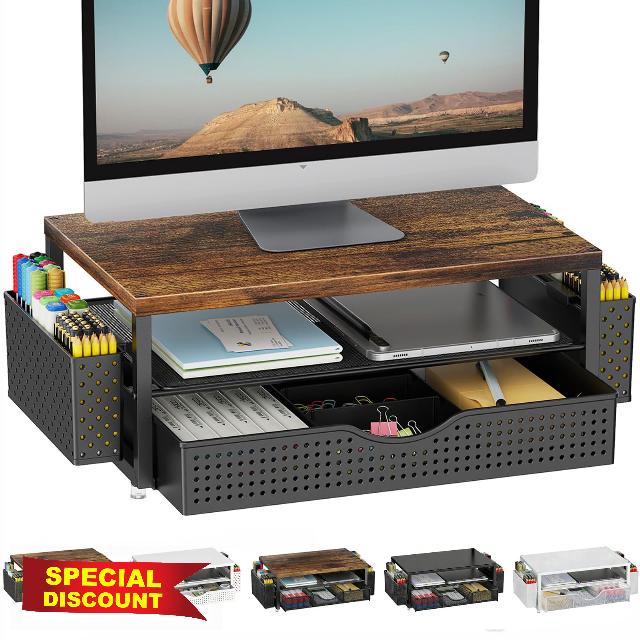 Desk Organiser Monitor Stand
