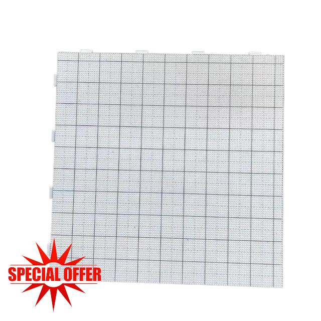 Fuse Beads Pegboards 104x104 Pins Fuse Beads Pegboards 2.6mm Heat Resistant Perler Boards Lengthen Nail Square(White Draw line)