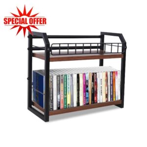 2 Tier Vinyl Record Storage Holder
