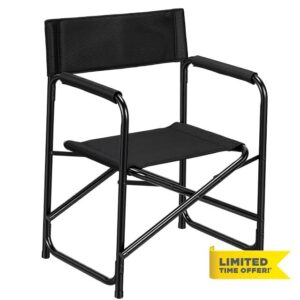 OUTSIDER Aluminum Directors Chair Folding Camping Chairs for Adults Ultra-Lightweight Portable Outdoor Chair for Camping Fishing Garden Beach Festival BBQ 1pc