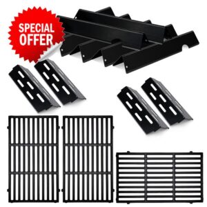 66089 Cooking Grids with 66796 Flavorizer Bars Heat DeflectorGrill Parts for Weber Genesis II E-410