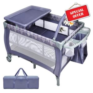 Maxmass 3 in 1 Baby Travel Cot