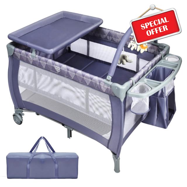 Maxmass 3 in 1 Baby Travel Cot