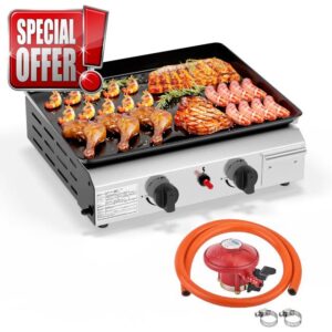ROVSUN 2 Burner Poartable Gas BBQ