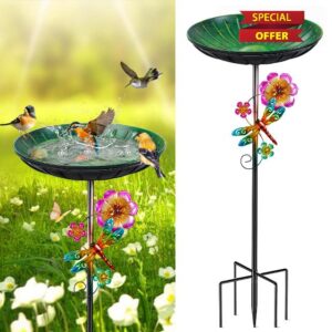 Metal Bird Bath for Garden