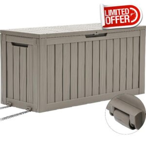 YITAHOME Outdoor Storage Box with Wheels