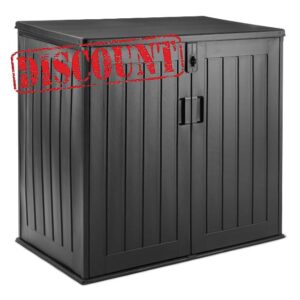 Amazon Basics Garden Storage Shed for Outdoor Tools and Equipment