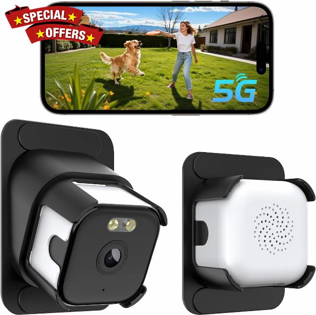 Aqash Window Security Camera 2 Pack 3MP 2K - 5GHz WiFi Wired Safeview Window Camera with Night Vision for Looking Outside Indoor