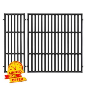 GFTIME Cast Iron Cooking Grate for Weber Spirit 4 Burners
