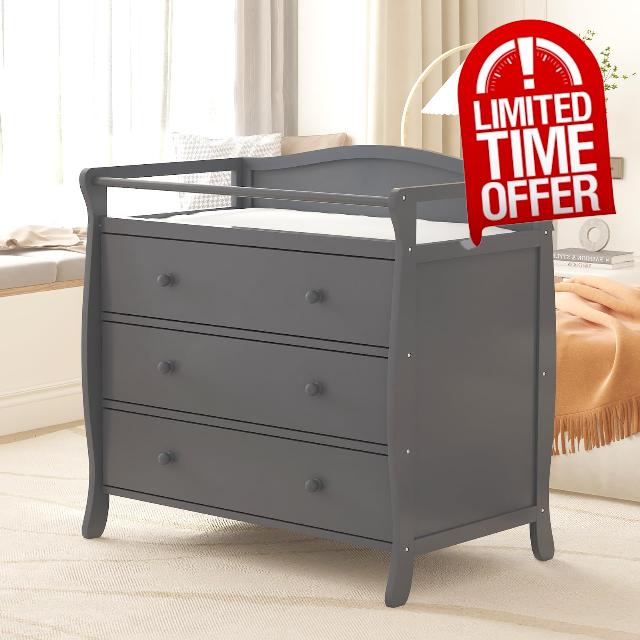 Wooden Diaper Changing Table