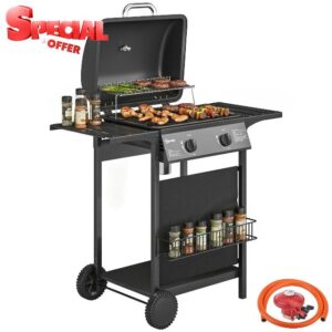 Outsunny Gas Burner Barbecue Grill