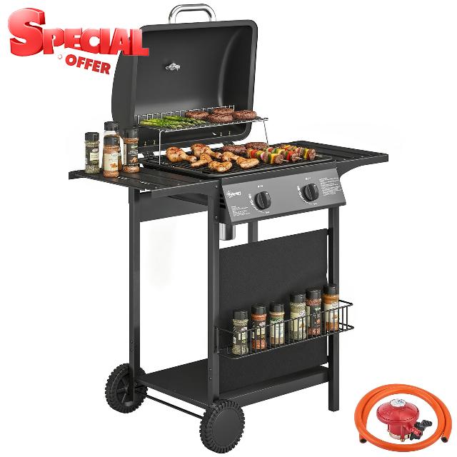 Outsunny Gas Burner Barbecue Grill