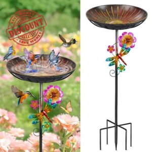 Metal Bird Bath for Garden