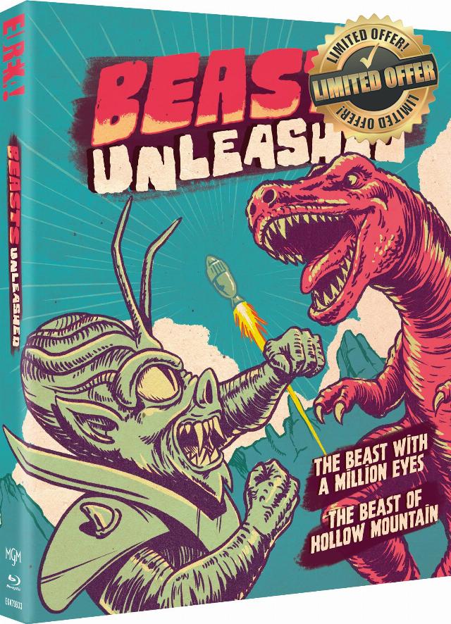 BEASTS UNLEASHED: THE BEAST WITH A MILLION EYES / THE BEAST OF HOLLOW MOUNTAIN (Eureka Classics) Limited Edition Blu-ray