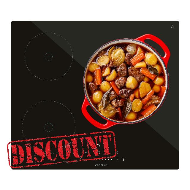 Cecotec Bolero Squad I 3200 Induction Plate 3 Burners Maximum Power 7200 W with 9 Power Levels