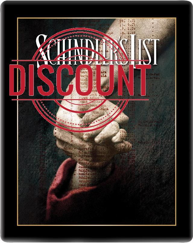 Schindler's List: Theatrical Poster 4K UHD & Blu-Ray Limited EditionSteelbook (2026)