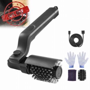 Electric Grill Brush - Cordless BBQ Grill Cleaner with 25W Powerful Motor