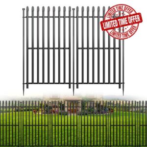 10 Panels No Dig Decorative Garden Fence