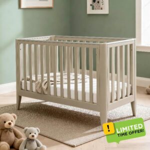 Babymore Iris Cot Bed – Cashmere