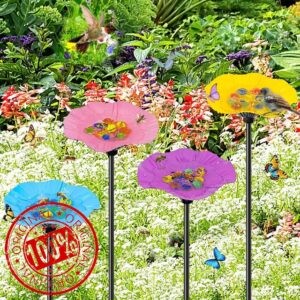 4 Pack Bee Watering Station for Garden