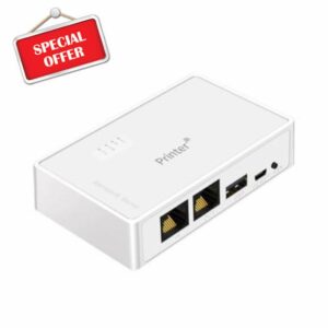 USB Printer Sharer Wireless Network Print Server Computer Sharing Device RJ45 USB Printer Serve