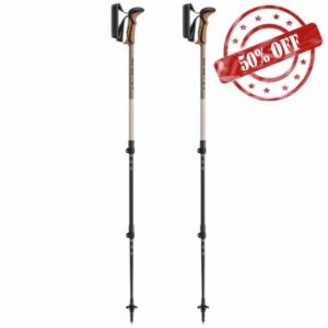 LEKI Khumbu Hiking Poles for Women and Men | Adjustable aluminum trekking poles (110–145 cm) with trekking baskets