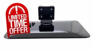 121AV OEM Base TV Stand and Neck Support with Pack of Screws Compatible with Bush ELED24HDS1 ELED24HDSA ELED24HDSDVD1 ELED24HDSDVDB Smart LED