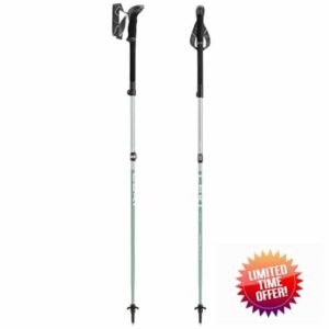 LEKI Makalu FX TA Hiking Poles for Women & Men | Foldable aluminum trekking poles (100–130 cm) with trekking baskets | Adjustable with Aergon Air grip