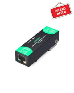 LINOVISION Mini Gigabit Fiber Media Converter with 1×RJ45 port and 1×SFP