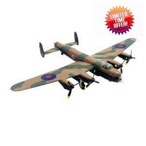 1:144 Alloy WWII Royal Air Force Avro Lancaster Bomber Aircraft Model Simulation Aviation Science Exhibition Model