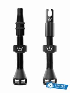 Peaty's Holeshot Fast Flow Tubeless Valves - High Airflow Anti Sealant Clog Design