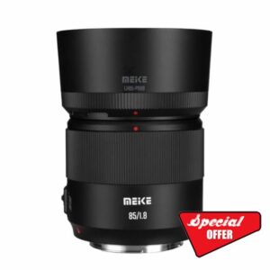 Meike 85 mm f1.8 SE II Full Format STM High Resolution 8K Auto Focus Medium Telephoto Lens for Canon EOS EF Bayonet Digital SLR Cameras Compatible with Canon APS-C such as 1D 5D3 5D4 6D 7D 70D 550D