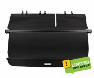 Car Retractable Rear Trunk Parcel Shelf Rear Trunk Cargo Cover For LEXUS For RX350 For RX400H 2003-2015 Shield Shade Curtain Partition Board Privacy Security Car Parcel Shelf(2003-2008 Black)