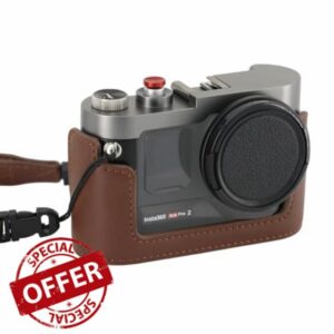 MOVMAX Vintage Camera Cage for Insta360 Ace Pro 2 with Carrying Strap