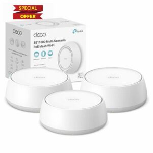 NEW TP-Link Deco BE65-PoE BE9300Mbps WiFi 7 Mesh System with PoE