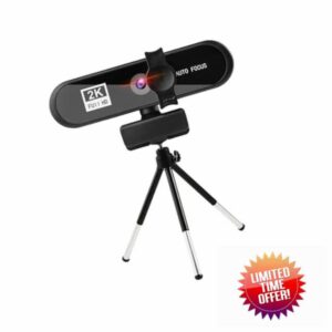 Professional 4K Full HD Streaming Webcam with Autofocus Live Broadcasts Camera Microphone