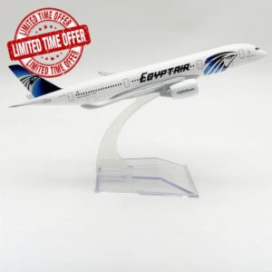 Egypt Air A350 1:400 Scale Diecast Metal Airplane Model 16cm Long Miniature Airliner for Collection Home Display