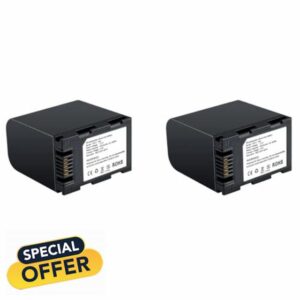 4500mAh NPX-108 Rechargeable Battery Pack RX100 RX200 Camera Battery/Dual Charger for Video Camcorders 2PCS Battery