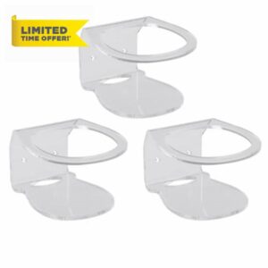 Deco WiFi Wall Mount Sturdy Acrylic Bracket Holder for S4 P9 Home Office Cabinet Mounting Transparent ABS Material Easy Installation (3)