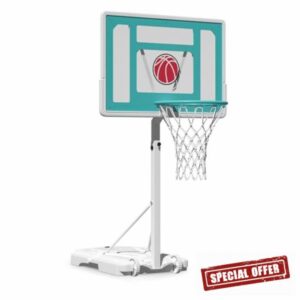 YODOLLA Portable Basketball Hoop，Poolside Basketball Hoop 81cm x 58cm