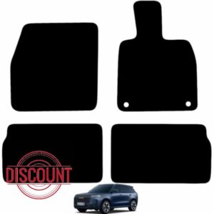 Carsio Tailored Carpet Car Mats for Jaecoo 5 Petrol 2025+ Onwards (2 Clips) Custom Fit Floor Mats