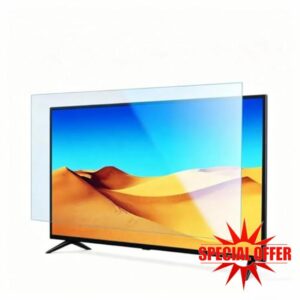Four-Side Full Adhesive TV Screen Protector 32-50 Inch PET TV Screen Protector with Blue Light Blocking Anti-Scratch Anti-Glare Easy Installation Durable & Easy to Clean(48 inches: 1056×596)