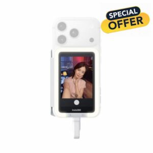 Insta360 Snap Selfie Screen with Light - 4K Magnetic Selfie Monitor Screen for Selfie