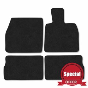 Jaecoo 5 Petrol (2025+) Car Mats Tailored Fit Carpet Floor Mats Non Slip Black Trim Full Coverage Compatible Accessory Front Rear Set Anti Slip Granulated Backing Hand-Finished Clips