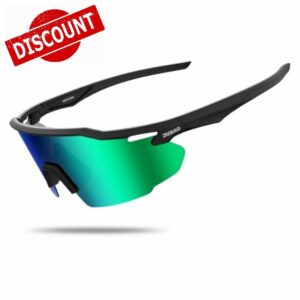 JUBAO Polarized Running Glasses for Men Women UV400 Protection Sports Sunglasses for Cycling Running Fishing Baseball Golf