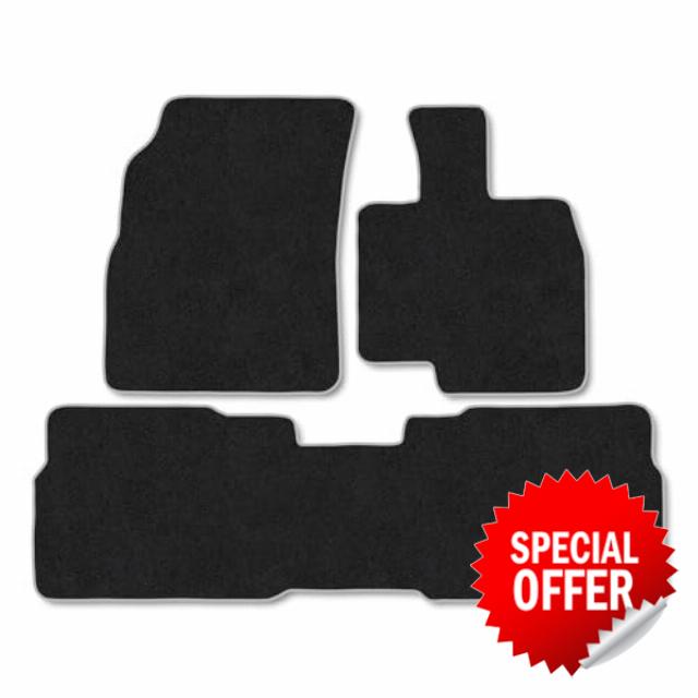 Omoda 7 Plug-in Hybrid (2025+) Car Mats Tailored Fit Carpet Floor Mats Non Slip Grey Trim Full Coverage Compatible Accessory Front Rear Set Anti Slip Granulated Backing Hand-Finished Clips