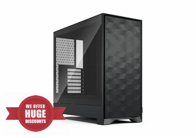 Fractal Design Pop 2 Air Black TG - Tempered Glass - Performance Airflow PC Gaming Case - Mesh Front Panel - Three 120 mm Fans Included - Spacious Interior - ATX/mATX/ITX Motherboard Suppo