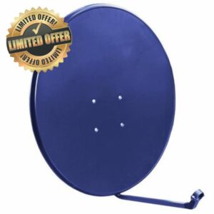 LTC 90 cm satellite dish | Wind-resistant galvanised steel