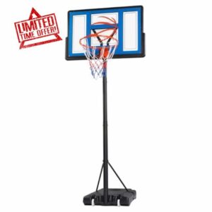 LALAHO Outdoor Basketball Hoop Adjustable
